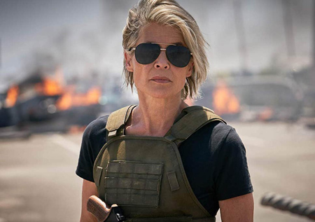 Linda Hamilton was convinced to come back to the Terminator franchise.